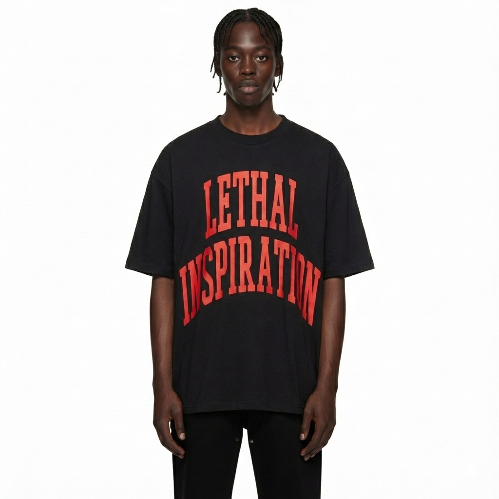 Arch Logo Tee Black Red