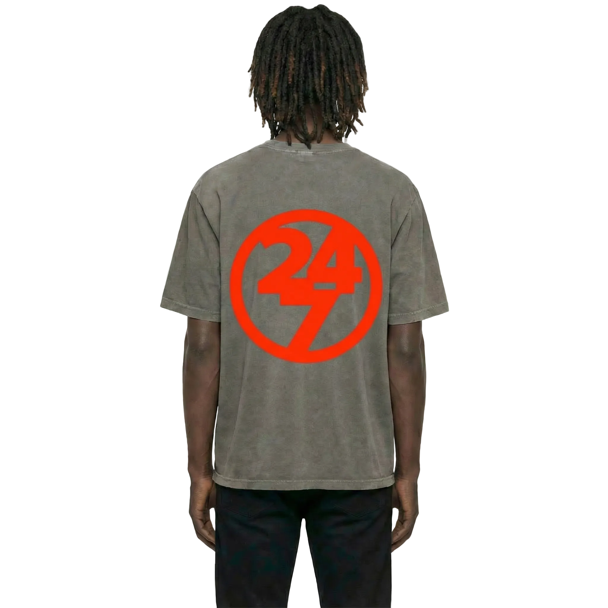 247 Foundation Tee Shadow Red