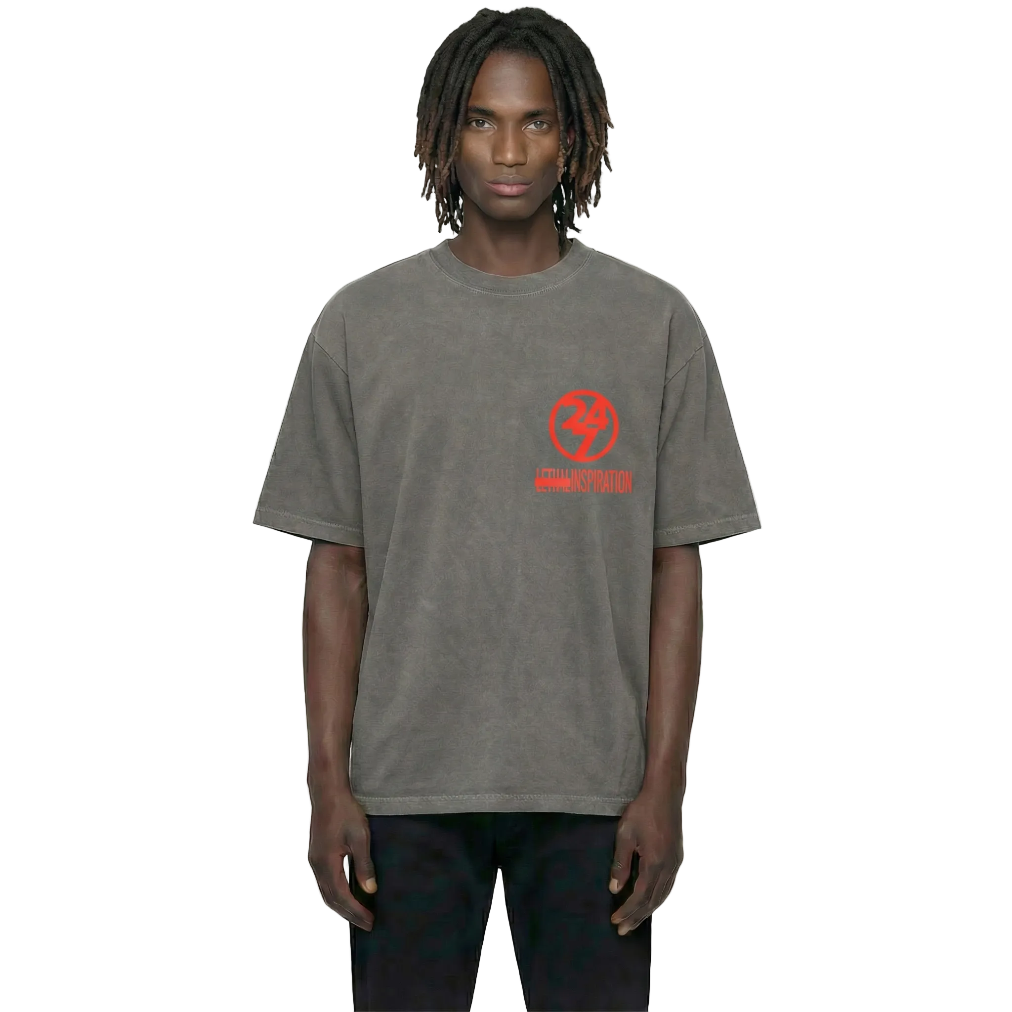 247 Foundation Tee Shadow Red