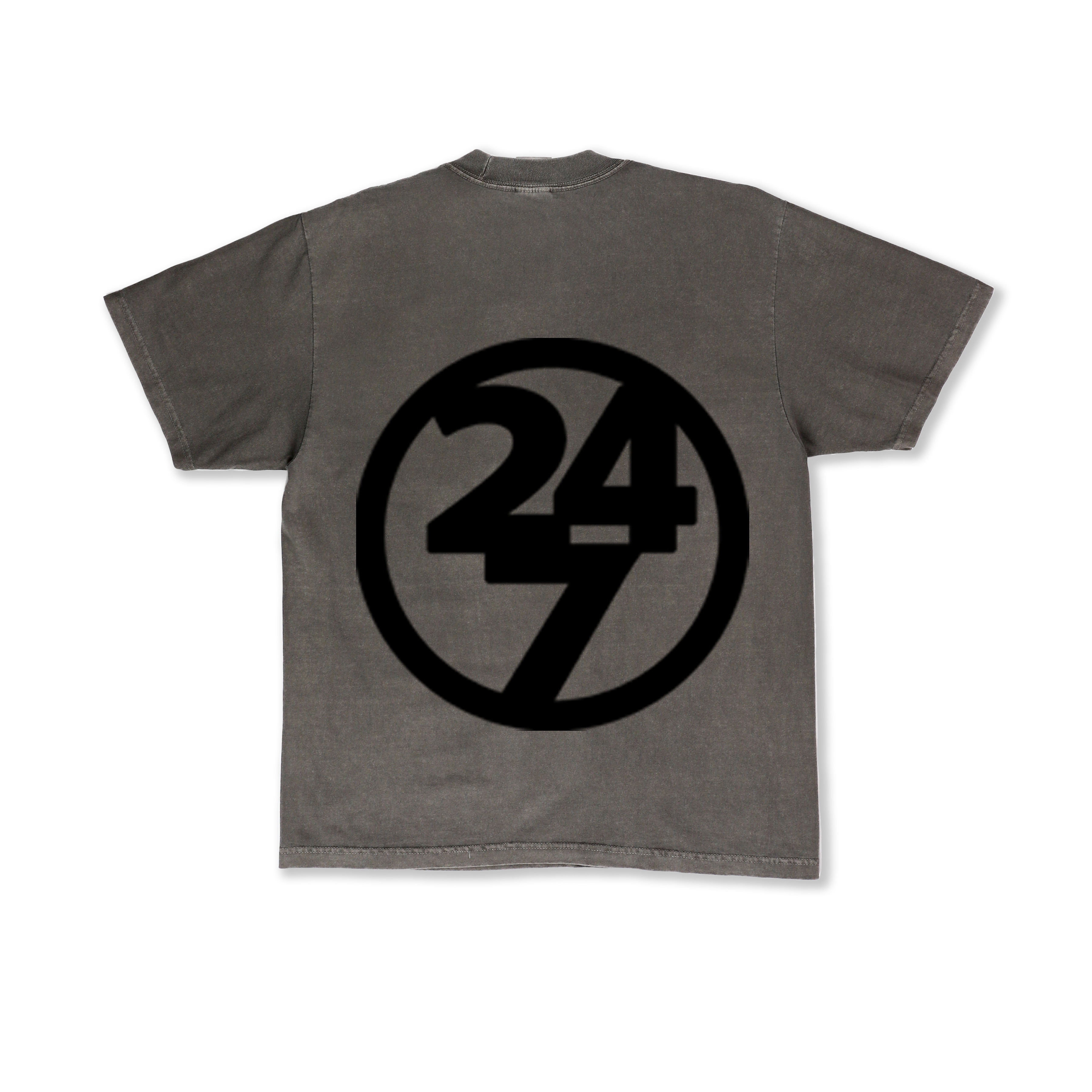 Left Logo Tee Shadow Black