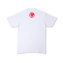 Logo Tee White Red