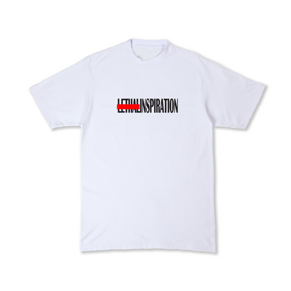 StrikeOut Logo Tee White Red
