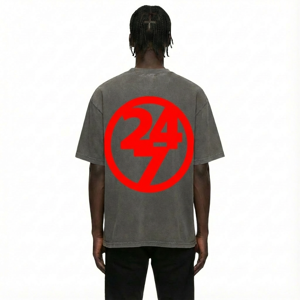 Arch Logo Tee Shadow Red