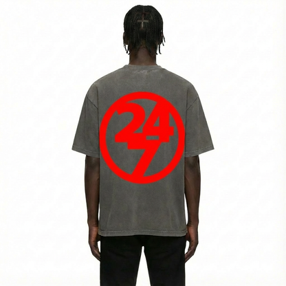 Arch Logo Tee Shadow Red