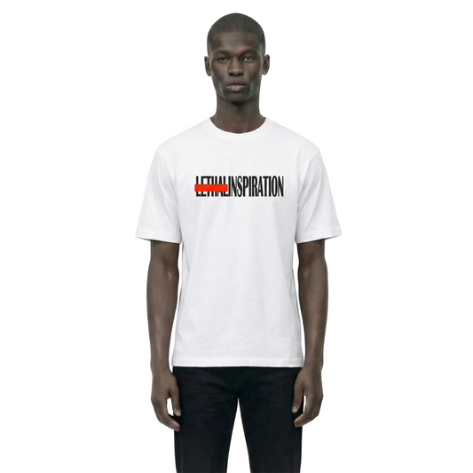 StrikeOut Logo Tee White Red