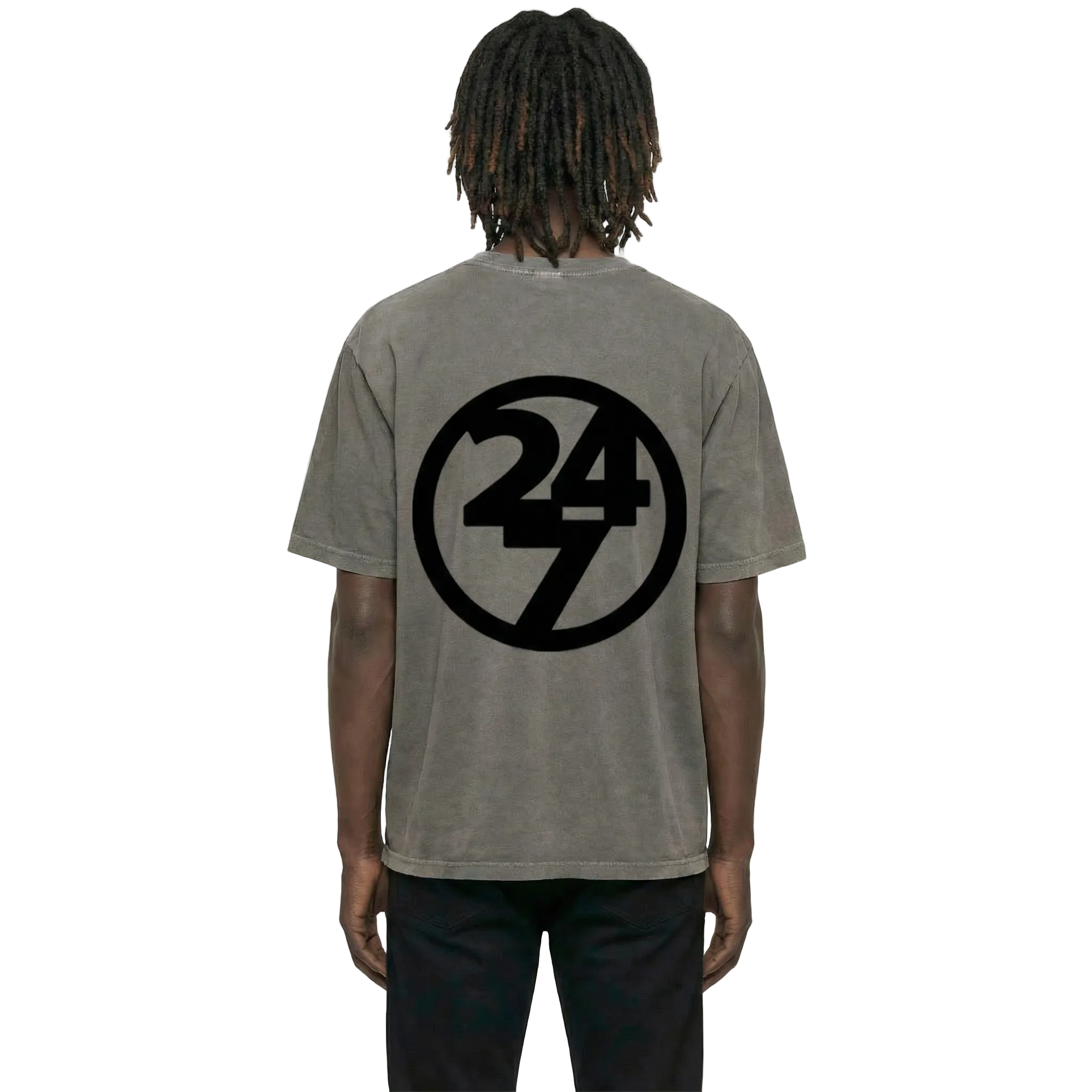 247 Foundation Tee Shadow Black